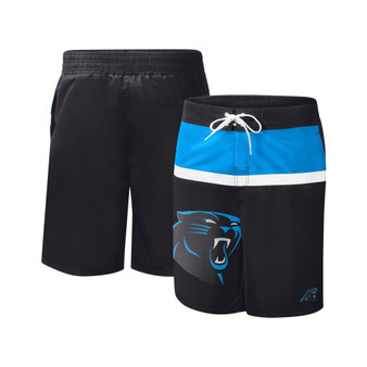 Men's Black Carolina Panthers Sea Wind Swim Trunks