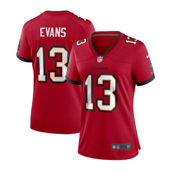 Women's Mike Evans Red Tampa Bay Buccaneers Game Player Jersey