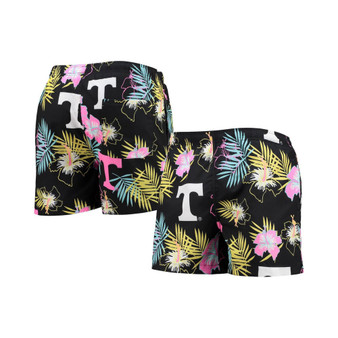 Men's Black Tennessee Volunteers Neon Floral Swim Trunks
