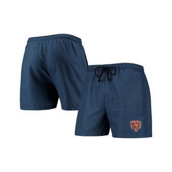 Men's Navy Chicago Bears Magic Print Palm Traditional Swim Shorts