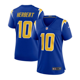 Women's Justin Herbert Royal Los Angeles Chargers Game Jersey