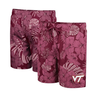 Men's Maroon Virginia Tech Hokies The Dude Swim Shorts