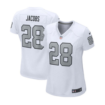 Women's Josh Jacobs White Las Vegas Raiders Alternate Game Player Jersey
