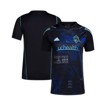 Women's Black Colorado Rapids 2023 One Planet Replica Jersey