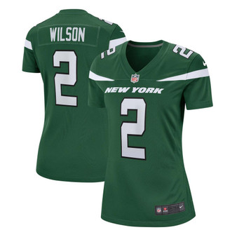 Women's Zach Wilson Gotham Green New York Jets 2021 NFL Draft First Round Pick Game Jersey