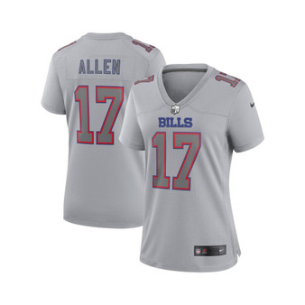 Women's Josh Allen Gray Buffalo Bills Atmosphere Fashion Game Jersey