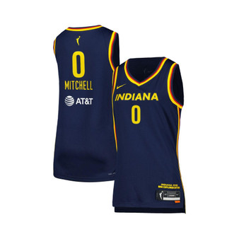 Women's Kelsey Mitchell Navy Indiana Fever Victory Swingman Jersey