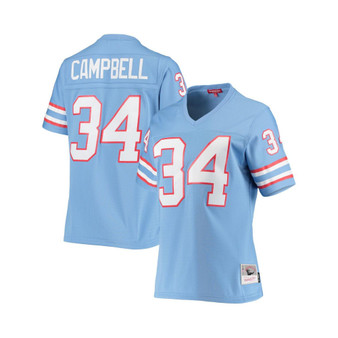 Women's Earl Campbell Light Blue Houston Oilers 1980 Legacy Replica Jersey