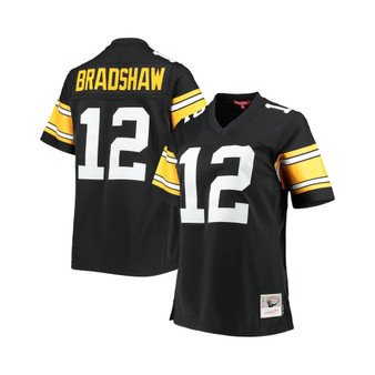 Women's Terry Bradshaw Black Pittsburgh Steelers Legacy Replica Player Jersey