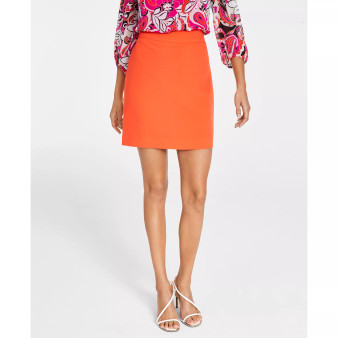 Women's Textured Crepe Pencil Skirt, Created for Macy's