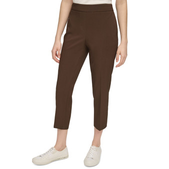 Women's Elastic-Back Cropped Pants