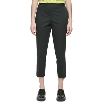 Women's Elastic-Back Slim-Leg Ankle Pants