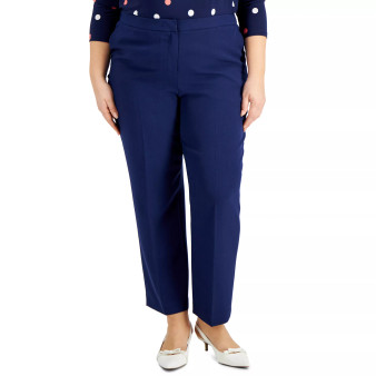 Plus Size Straight-Leg Pants