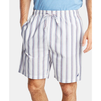 Men's Cotton Striped Pajama Shorts