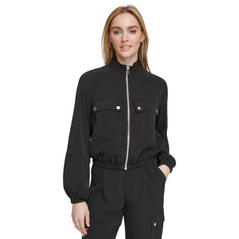 Women's Cropped Long-Sleeve Jacket