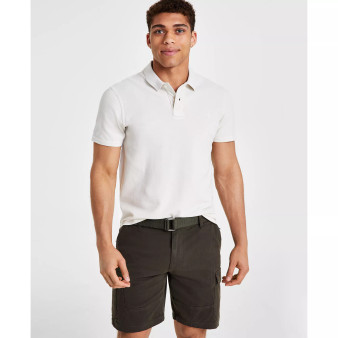 Men's Regular-Fit Solid Piqué Polo Shirt, Created for Macy's