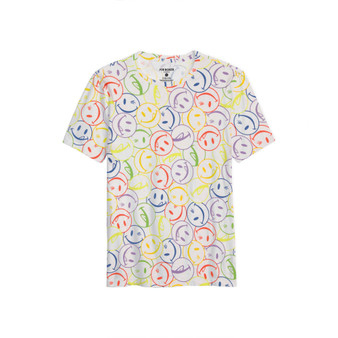 Men's Super Soft Rainbow Licky Crew Neck T-shirt