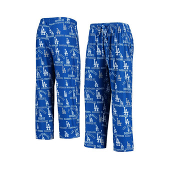 Men's Royal Los Angeles Dodgers Flagship Allover Print Sleep Pants