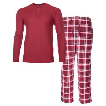 Men's Sleep Thermal Top Pant Set