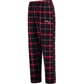 Men's Navy New England Patriots Ultimate Plaid Flannel Pajama Pants