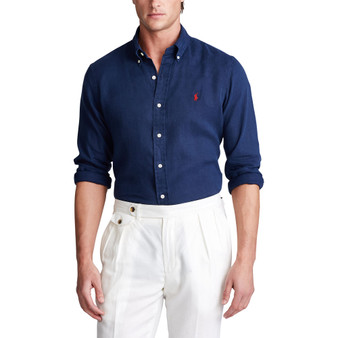 Men's Classic Fit Linen Shirt