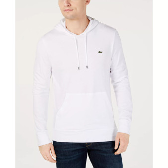 Hoodie Jersey Long Sleeve Tee Shirt with Kangaroo Pocket