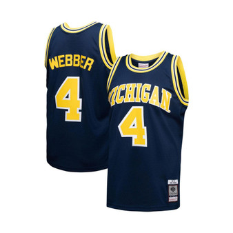 Men's Chris Webber Navy Michigan Wolverines Player Swingman Jersey