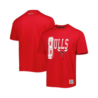 Men's Red Chicago Bulls Mel Varsity T-shirt