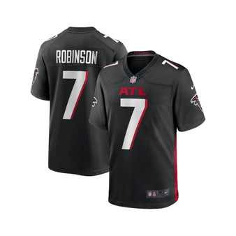 Men's Bijan Robinson Black Atlanta Falcons 2023 NFL Draft First Round Pick Game Jersey