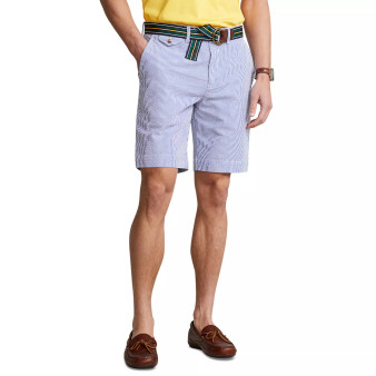 Men's 9-1/4-Inch Stretch Classic-Fit Seersucker Shorts