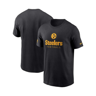 Men's Black Pittsburgh Steelers Sideline Performance T-shirt