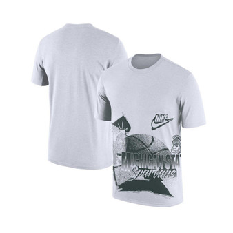 Men's White Michigan State Spartans Basketball 90s Hoop Max T-shirt