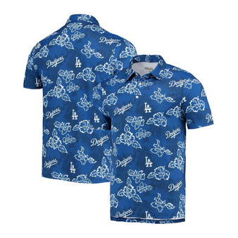 Men's Royal Los Angeles Dodgers Performance Polo Shirt
