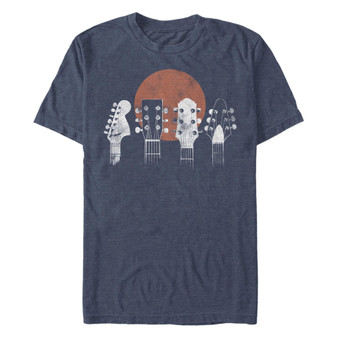 Men's Generic Additude Guitar Heads Short Sleeve T-shirt