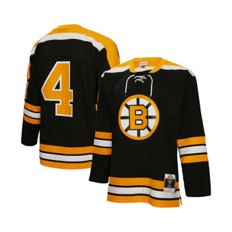 Men's Bobby Orr Black Boston Bruins 1971 Blue Line Player Jersey