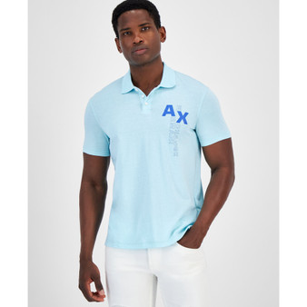 Macys Exclusive Contrast Logo Polo