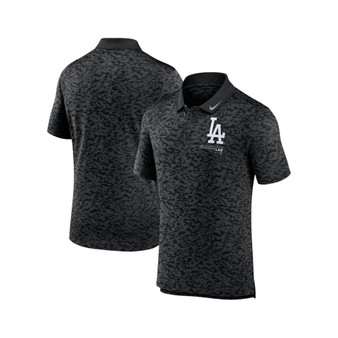 Men's Black Los Angeles Dodgers Next Level Polo Shirt