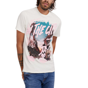 Men's In The City Sunset Photo Graphic T-Shirt