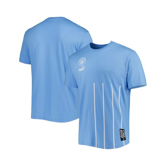 Men's Sky Blue Manchester City FtblCulture Wordmark T-shirt