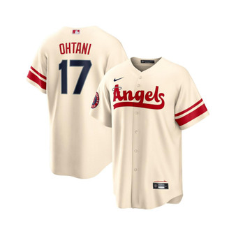Men's Shohei Ohtani Cream Los Angeles Angels 2022 City Connect Replica Player Jersey