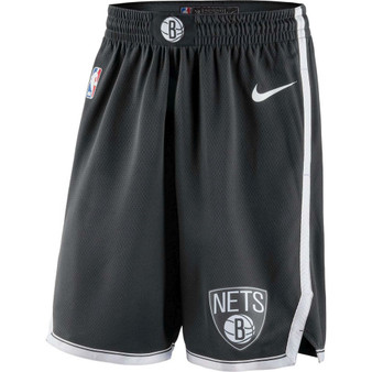 Men's Black 2019/20 Brooklyn Nets Icon Edition Swingman Shorts