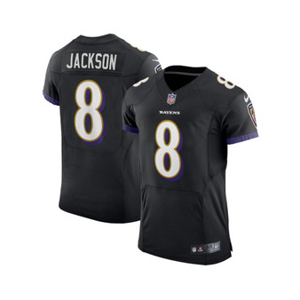 Men's Lamar Jackson Black Baltimore Ravens Alternate Vapor Elite Player Jersey