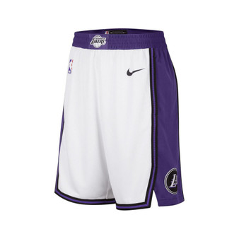 Men's White Los Angeles Lakers 2022/23 City Edition Swingman Shorts