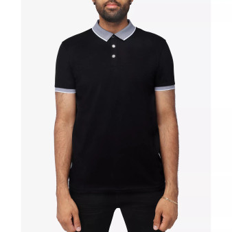 Men's Basic Comfort Tipped Polo Shirt