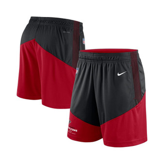 Men's Black, Red Atlanta Falcons Primary Lockup Performance Shorts