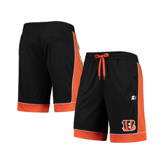 Men's Black, Orange Cincinnati Bengals Fan Favorite Fashion Shorts