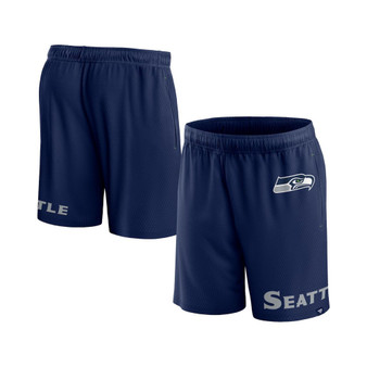 Men's Branded College Navy Seattle Seahawks Clincher Shorts