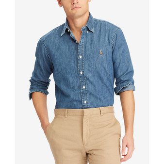Men's Classic-Fit Denim Shirt