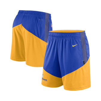 Men's Royal, Gold Los Angeles Rams Primary Lockup Performance Shorts