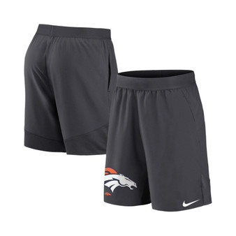 Men's Anthracite Denver Broncos Stretch Performance Shorts